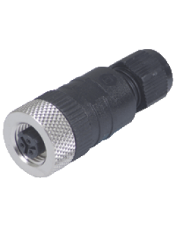 Female cordset, field attachable V12-G