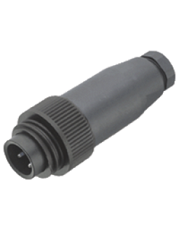 Field-attachable male connector V16S-G