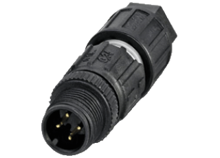 Male connector, field-attachable V1S-G-Q3 Male connector, field-attachable V1S-G-Q3