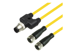 Y connection cable V1-G-YE0,3M-PUR-A1-T-V1-G Y connection cable V1-G-YE0,3M-PUR-A1-T-V1-G