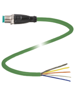 Cable connector, Ethernet V1SD-G-GN65M-PUR-E1S