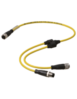 Y connection cable V1S/V1-YE0,15-PUR-A1-TEE-0,3-V1
