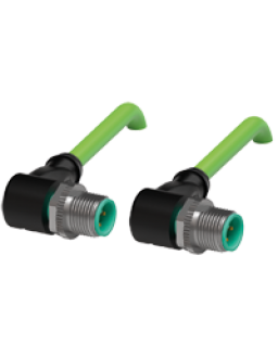 Connection cable, Ethernet V1SD-W-GN0,6M-PUR-E2S-V1D-W