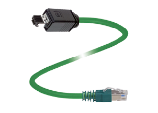 Connection cable, Ethernet V45-GP-10M-PUR-ABG-V45-G