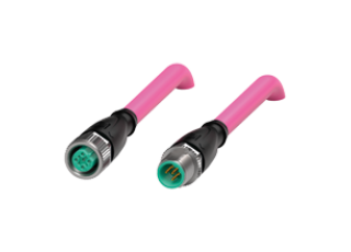 Connection cable, shielded V15B-G-0,6M-PUR-ABG-V15B-G Connection cable, shielded V15B-G-0,6M-PUR-ABG-V15B-G