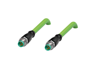 Connection cable, Ethernet V31S-GM-GN0,3M-PUR-E2S-V31-GM Connection cable, Ethernet V31S-GM-GN0,3M-PUR-E2S-V31-GM