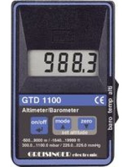 601865 Druck-Messgerät Greisinger GTD 1100 Luftdruck 0.3 - 1.1 bar mit Höhenmesser