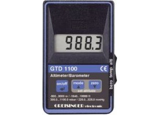 601865 Druck-Messgerät Greisinger GTD 1100 Luftdruck 0.3 - 1.1 bar mit Höhenmesser 601865 Druck-Messgerät Greisinger GTD 1100 Luftdruck 0.3 - 1.1 bar mit Höhenmesser