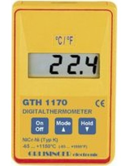 600687 Greisinger GTH 1170 Temperatur-Messgerät -65 bis +1150 °C Fühler-Typ K