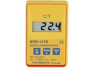 600687 Greisinger GTH 1170 Temperatur-Messgerät -65 bis +1150 °C Fühler-Typ K