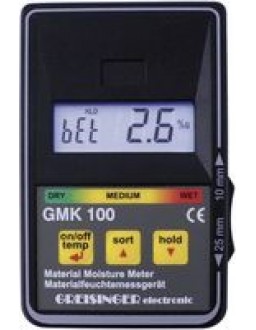 600467 Greisinger GMK 100 Materialfeuchtemessgerät Messbereich Baufeuchtigkeit (Bereich) 0 bis 8 % vol Messbereich Holzfeuchti