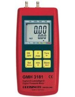 600649 Greisinger GMH 3181-01 Druck-Messgerät Luftdruck, Nicht aggressive Gase, Korrosive Gase -0.001 - 0.02