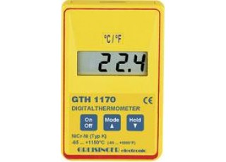 604187 Greisinger GTH 1170 - GTF 900 - WPT Temperatur-Messgerät -65 bis +199.9 °C Fühler-Typ K