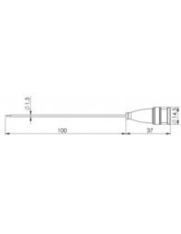 610864 Greisinger GF 2T-E1.5 Einstechfühler -70 bis 250°C Fühler-Typ Pt1000