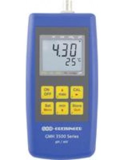 610880 Kombi-Messgerät Greisinger GMH 3511 pH-Wert, Redox (ORP), Temperatur 0.00 - 14.00 pH Kalibriert nach W