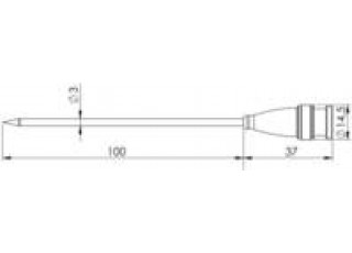 610863 Greisinger GF 2T Einstechfühler -70 bis 250°C Fühler-Typ Pt1000