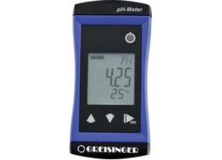 610815 pH-Messgerät Greisinger G1500+GE 114 pH-Wert 0.00 - 14.00 pH Kalibriert nach Werksstandard (mit Zertifikat)