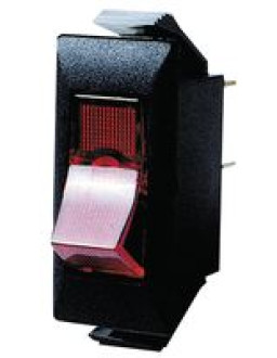 EATON 1500R11E SWITCH, ROCKER, SPST, 15A, 250V, RED, Sw