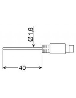 603378 Greisinger GLF 401 MIN Luftfühler -25 bis 70 °C Fühler-Typ Pt100