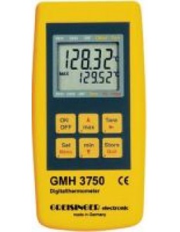 601866 Greisinger GMH 3750-GE Temperatur-Messgerät -199.99 bis +850 °C Fühler-Typ Pt100