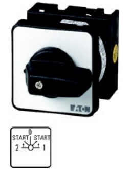 000982 982 - T0-3-8426/E - Auxiliary winding switch, Contacts: 6, 20 A, front plate: 2-