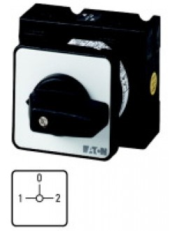 001014 1014 - T3-4-8294/EZ - Changeoverswitches, Contacts: 8, 32 A, front plate: 1-0-2,