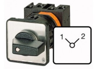 001070 1070 - T3-4-8223/EZ - Changeoverswitches, Contacts: 8, 32 A, front plate: 1-2, 9