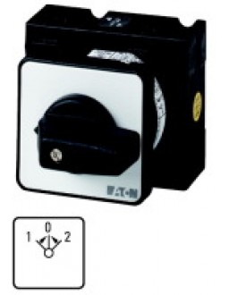 001077 1077 - T3-3-8216/EZ - Changeoverswitches, Contacts: 6, 32 A, front plate: 2 0 < 1,