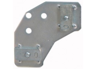 002299 2299 - EVB-ID - Corner plate, for mounting frame profile, CI system