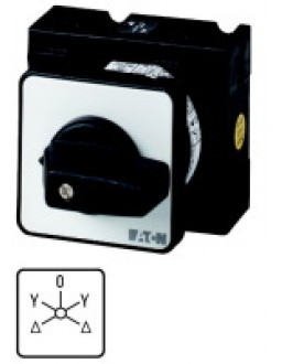 004114 4114 - T3-5-15896/E - Reversing star-delta switches, Contacts: 10, 32 A, front p