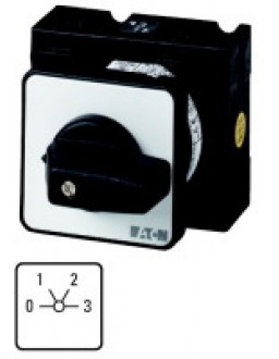 004460 4460 - T3-6-8459/E - Multi-speed switches, Contacts: 11, 32 A, 2 speeds, 2 separ