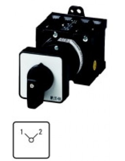 005580 5580 - T3-7-8371/Z - Changeoverswitches, Contacts: 14, 32 A, front plate: 1-2, 9