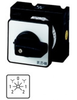 005690 5690 - T3-8-8446/E - Reversing multi-speed switches, Contacts: 15, 32 A, One tap