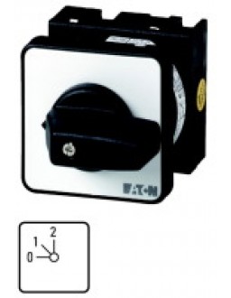 009054 9054 - T0-1-141/E - Step switches, Contacts: 2, 20 A, front plate: 0-2, 45 °, ma
