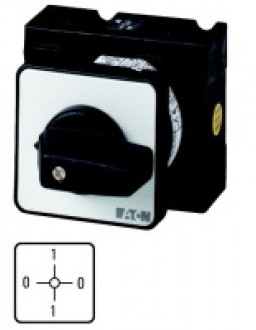 009080 9080 - T0-1-15041/E - ON-OFF switches, Contacts: 2, 20 A, front plate: 0-1-0-1,