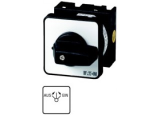 009122 9122 - T0-1-15061/E - ON-OFF button, Contacts: 2, 20 A, front plate: Aus I < Ein,