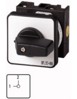 009281 9281 - T0-1-15441/E - Changeoverswitches, Contacts: 2, 20 A, front plate: 1-2, 9