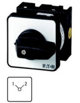 009363 9363 - T0-1-34/EZ - Changeoverswitches, Contacts: 2, 20 A, front plate: 1-2, 90