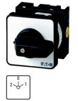 009370 9370 - T0-1-78/EZ - Changeoverswitches, Contacts: 2, 20 A, front plate: 2-0-1, 9