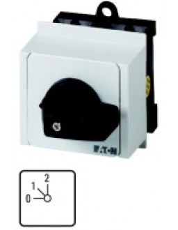 009792 9792 - T0-1-8310/IVS - Step switches, Contacts: 2, 20 A, front plate: 0-2, 45 °,