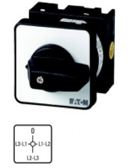 011308 11308 - T0-2-15176/E - Voltmeter selector switches, Contacts: 4, 20 A, 3 x phase