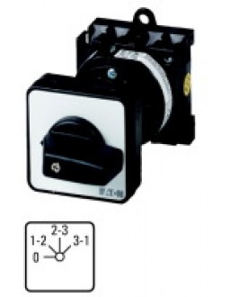 011595 11595 - T0-2-8011/Z - Voltmeter selector switches, Contacts: 4, 20 A, 2 converte