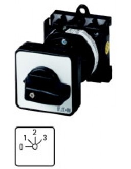 011803 11803 - T0-2-8316/Z - step switch for heating, Contacts: 4, 20 A, front plate: 0