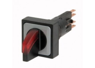 040378 40378 - Q25LWK1-RT/WB - Illuminated selector switch actuator, 2 positions, red, 040378 40378 - Q25LWK1-RT/WB - Illuminated selector switch actuator, 2 positions, red,