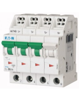 101345 - PLI-D6/3N - Over current switch, 6A, 3Np, D-Char, AC