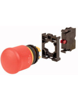 110938 - M22-PV-K01-BVP - Emergency-stop key-release mushroom, complete device