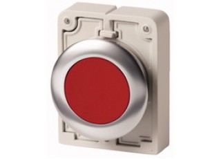 182944 - Pushbuttons, Flat Front, flush, maintained, red, blank 182944 - Pushbuttons, Flat Front, flush, maintained, red, blank