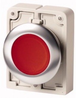 182951 - Illuminated pushbutton actuators, Flat Front, flush, maintained, red, b