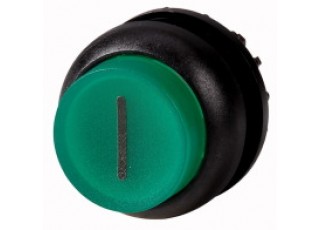 216978 - M22S-DLH-G-X1 - Illuminated pushbutton actuator, raised, green I, momen 216978 - M22S-DLH-G-X1 - Illuminated pushbutton actuator, raised, green I, momen