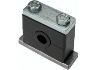 GR210SDPEL Rohrschelle (Elastomereinsatz) mit Deckplatte, 10 (1/8″)mm GR210SDPEL Rohrschelle (Elastomereinsatz) mit Deckplatte, 10 (1/8″)mm